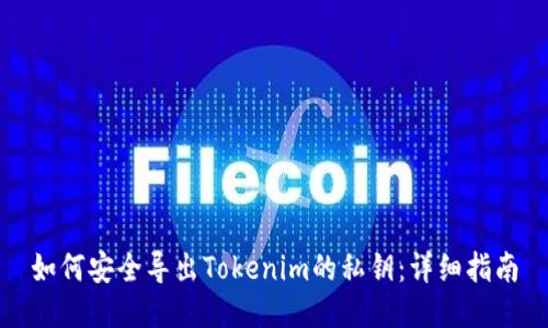 如何安全导出Tokenim的私钥：详细指南