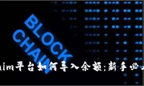 Tokenim平台如何导入余额:新手必看指南