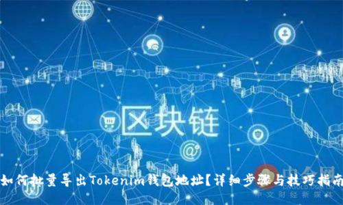 如何批量导出Tokenim钱包地址?详细步骤与技巧指南