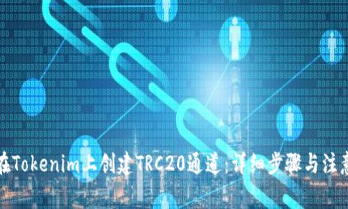 如何在Tokenim上创建TRC20通道:详细步骤与注意事项